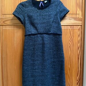 Seraphine Tweed Bouclé Midi Maternity Dress